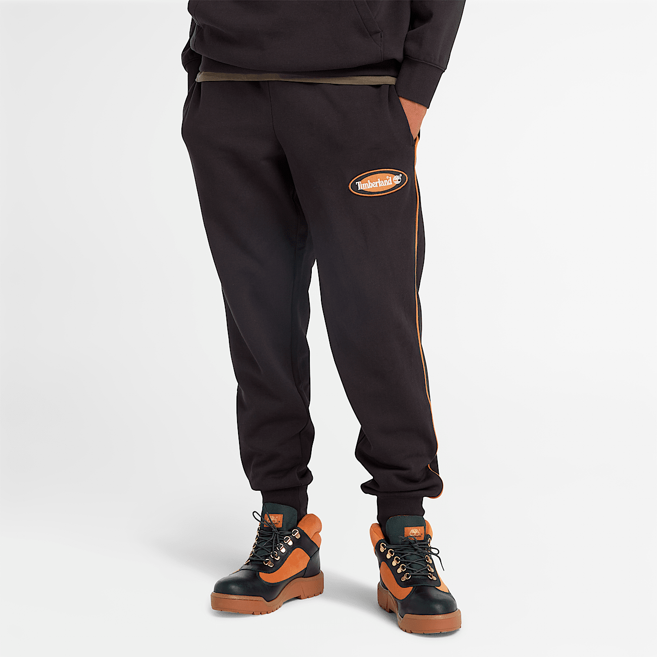 Black timberland sweatpants sale