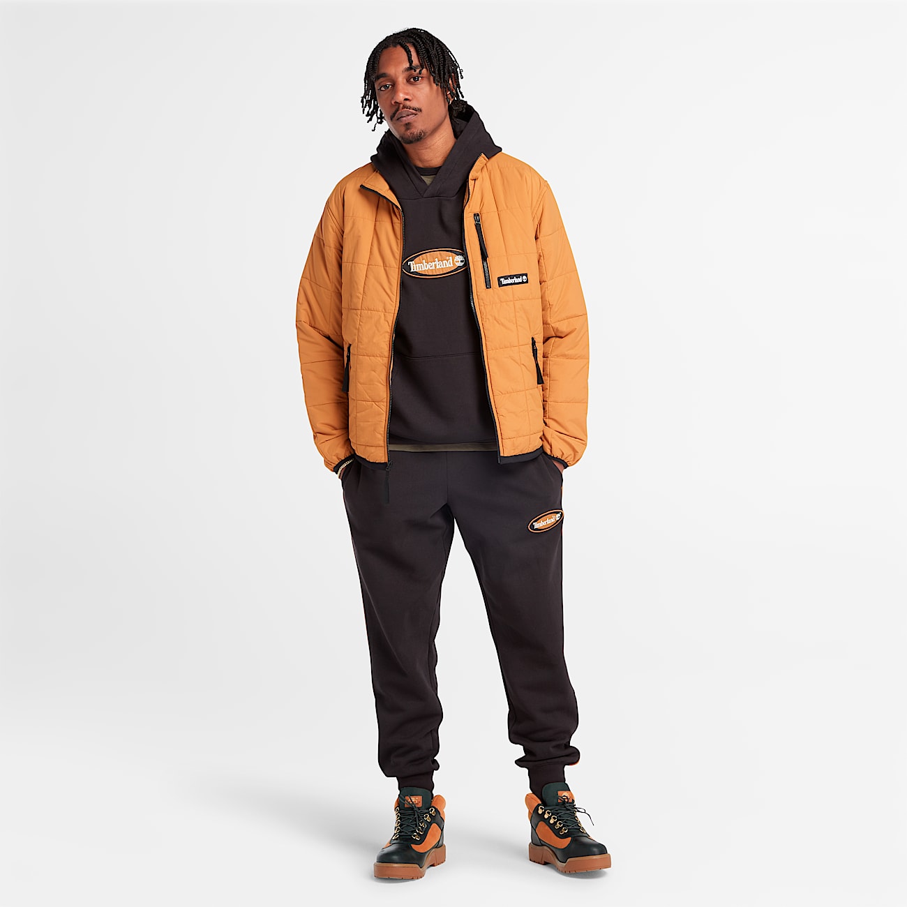Black timberland sweatpants store