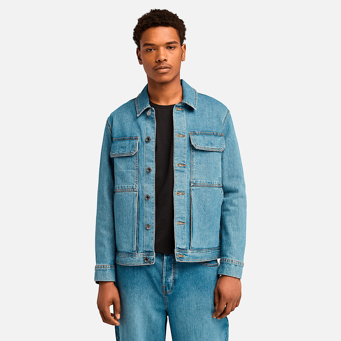 Chamarra Denim Trucker para hombre