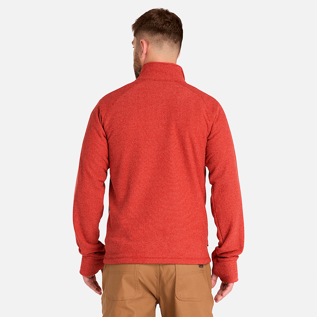 Men s Timberland PRO Irvine 1 4 Zip Waffle Fleece Jacket