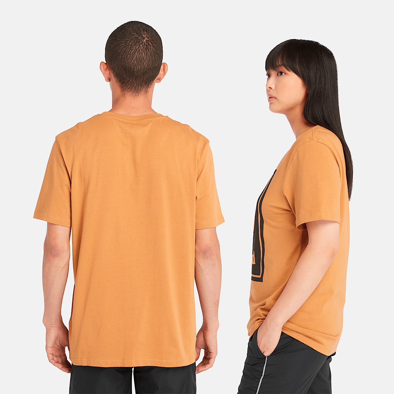 Orange short sleeve shirt store