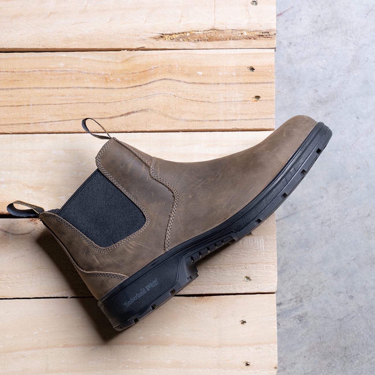 Men s Nashoba Slip On Soft Toe Work Boot
