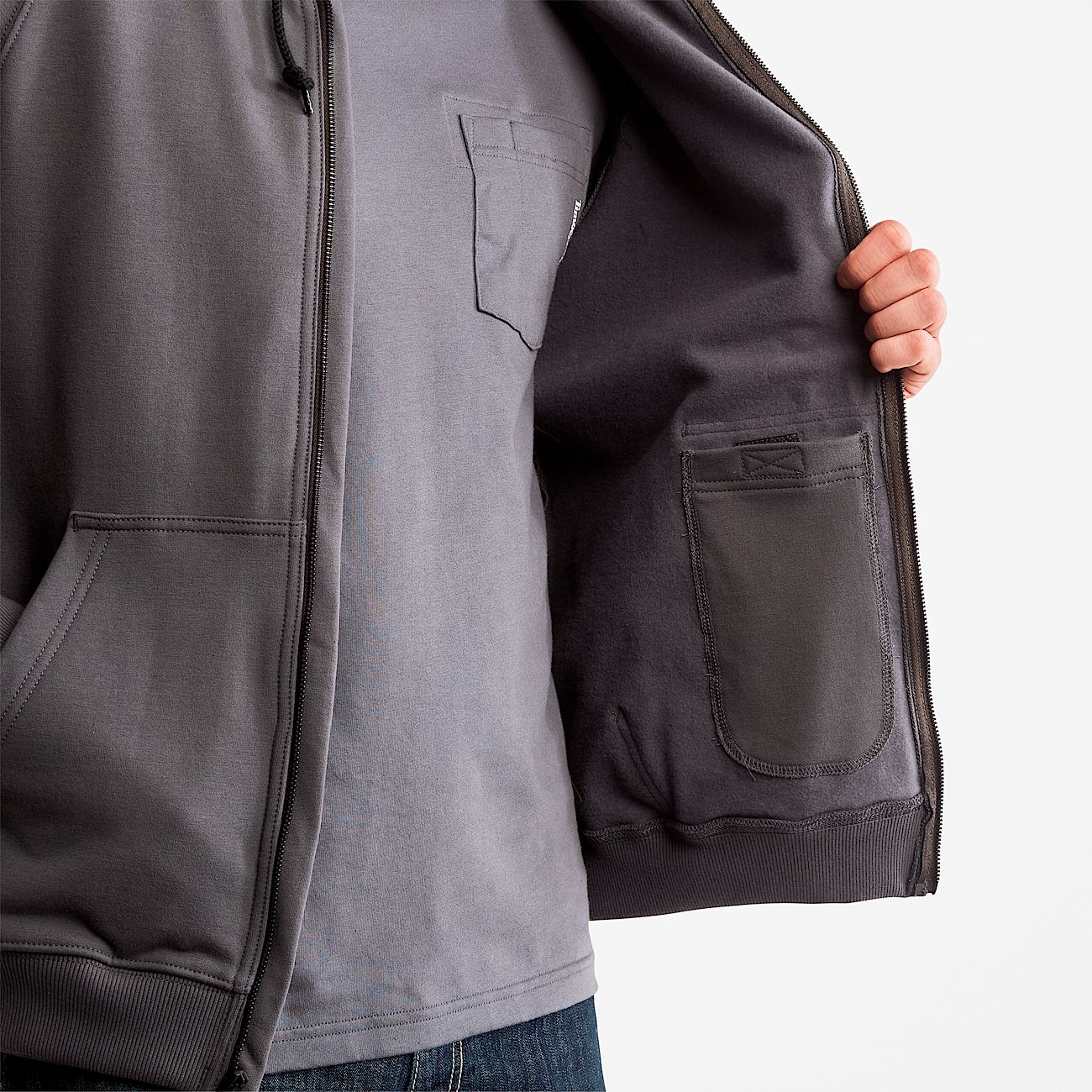 Timberland full zip hoodie on sale