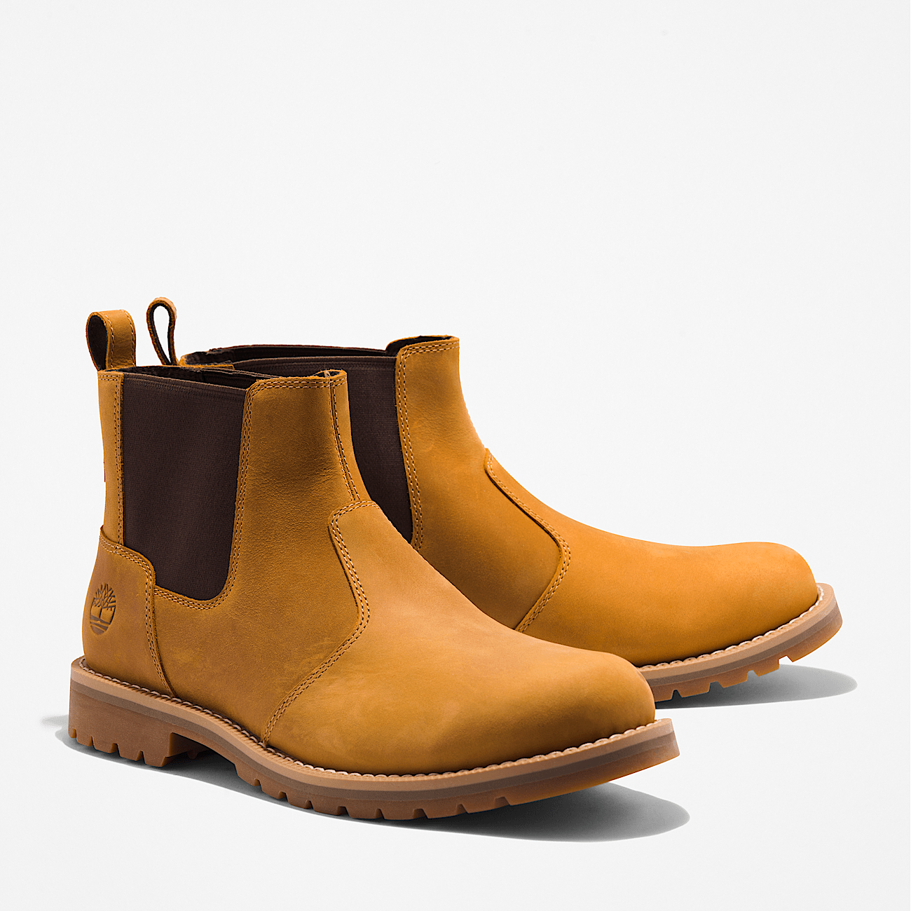 Timberland Men s Redwood Falls Chelsea Boots in Wheat Full Grain