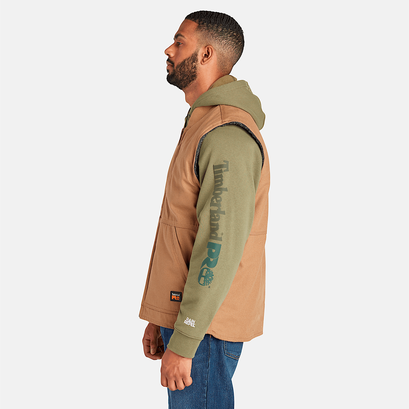 Timberland fleece vest on sale