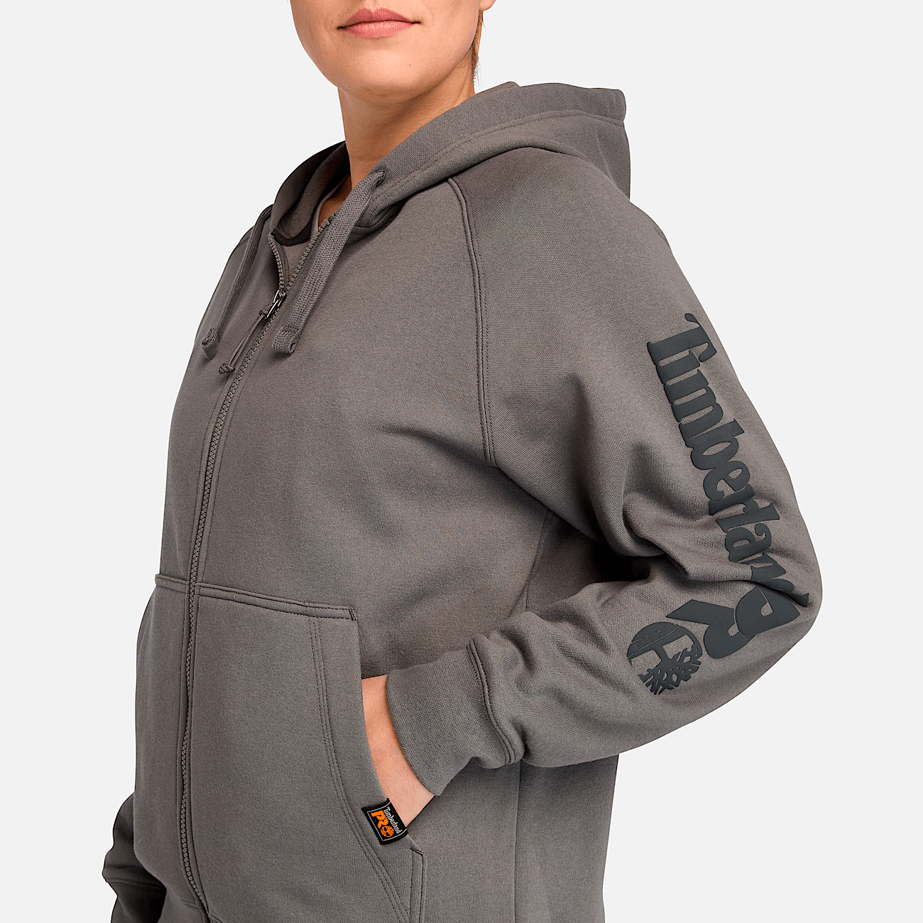 Grey timberland hoodie discount