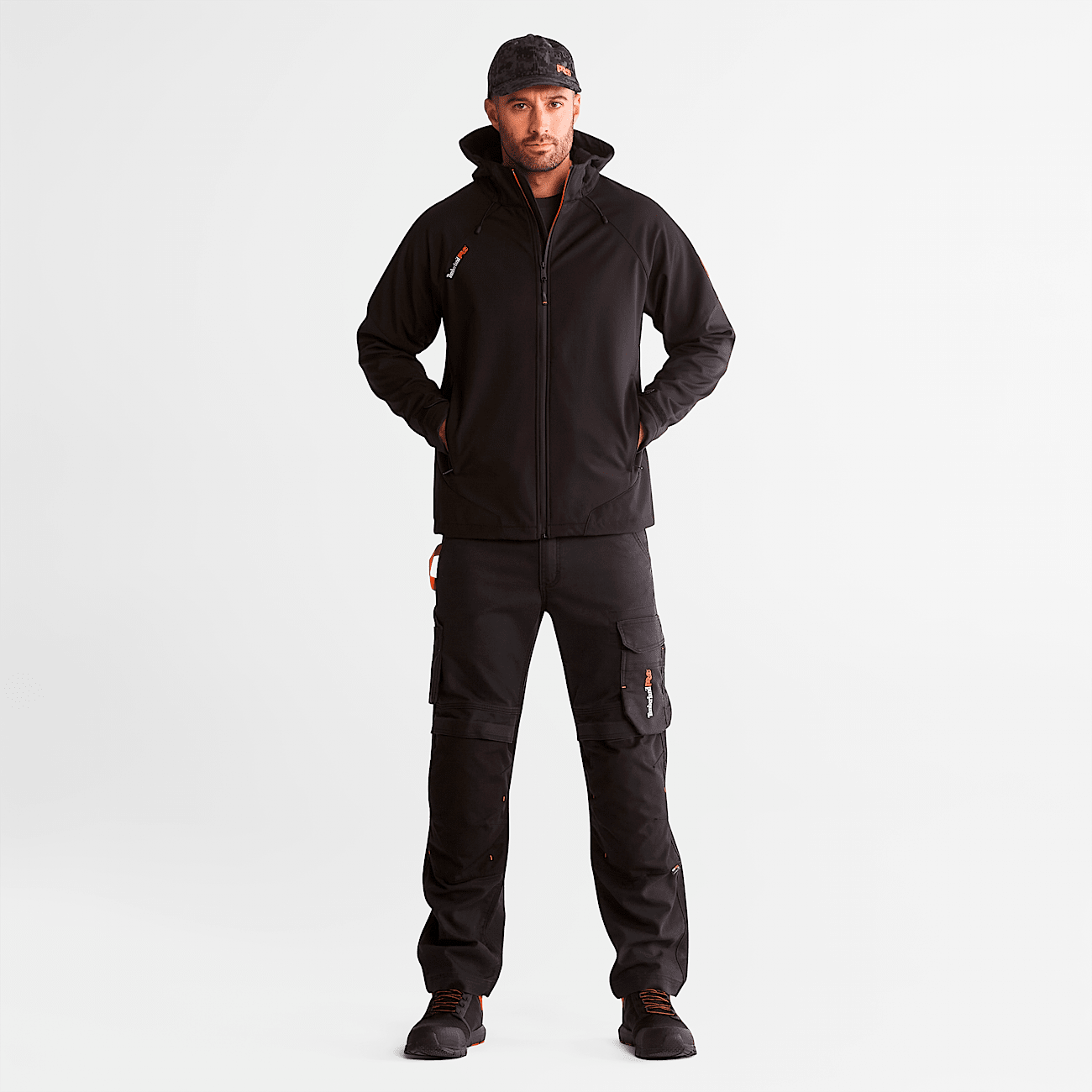 Men s Timberland PRO Powerzip Hooded Softshell Jacket