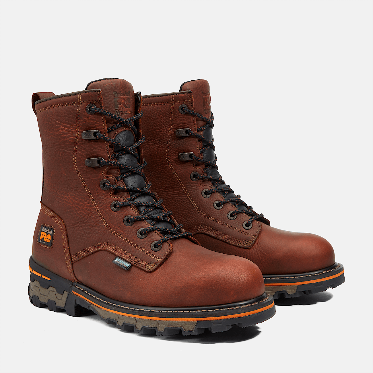 Men s Boondock 8 Soft Toe Waterproof Work Boot