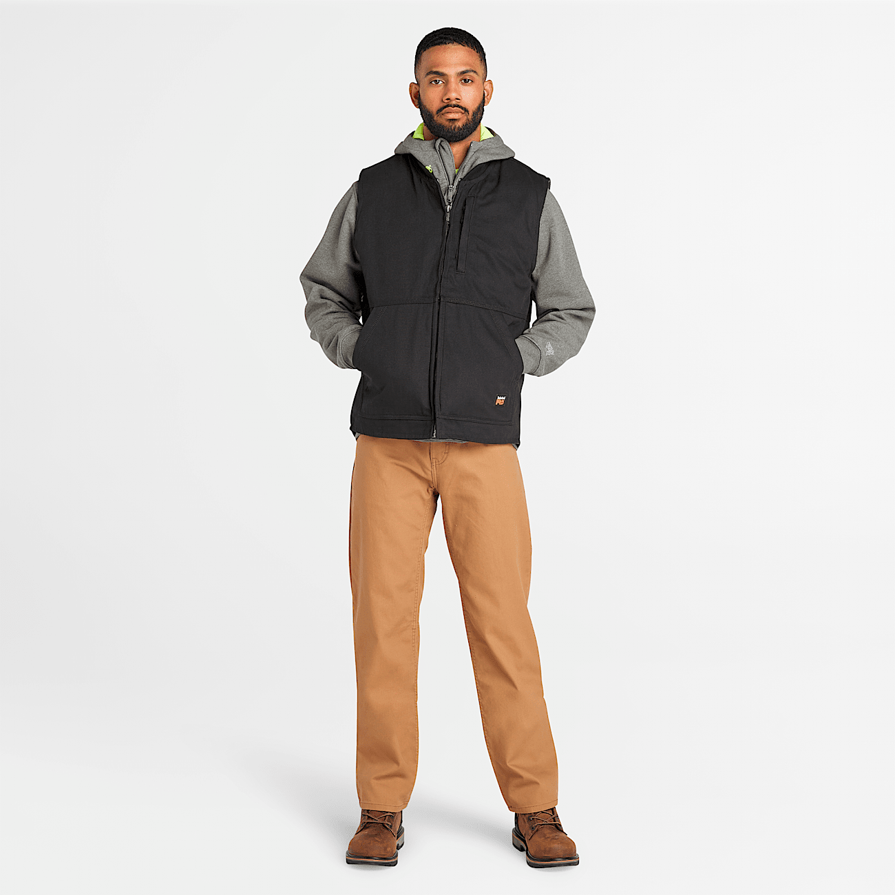 Veste en toile doublee Timberland PRO Gritman pour hommes