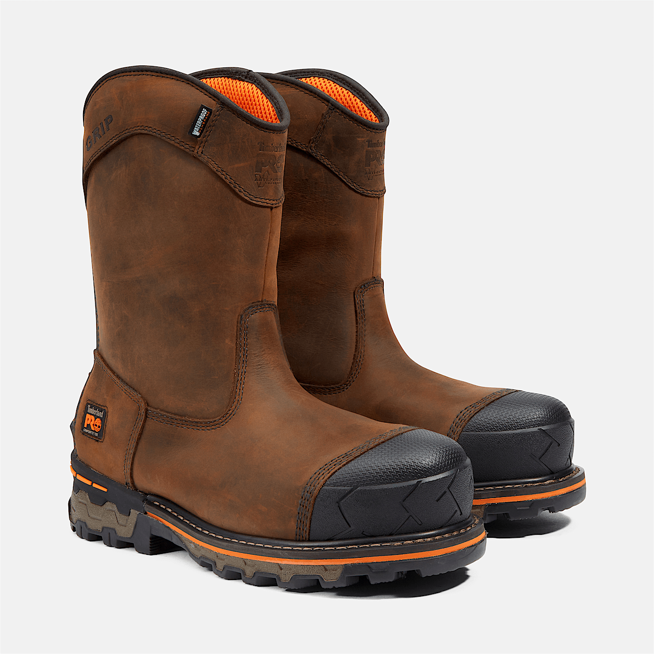 Pull on insulated work boots deals