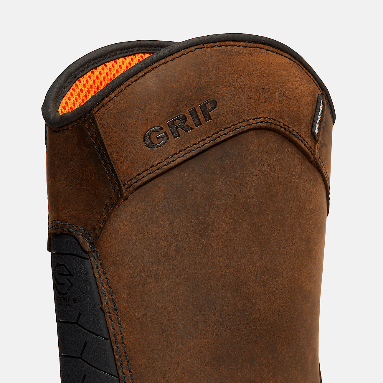 Men s Boondock Waterproof Pull On Comp Toe Work Boot
