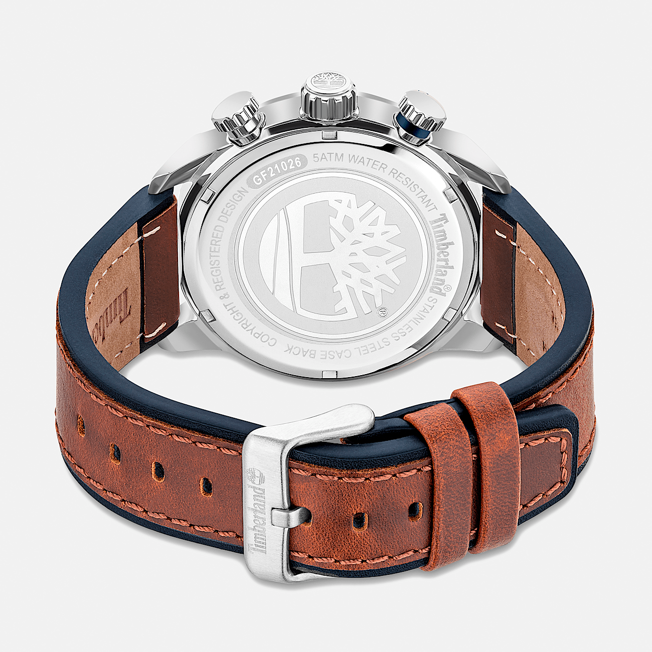 Timberland stainless steel watch discount