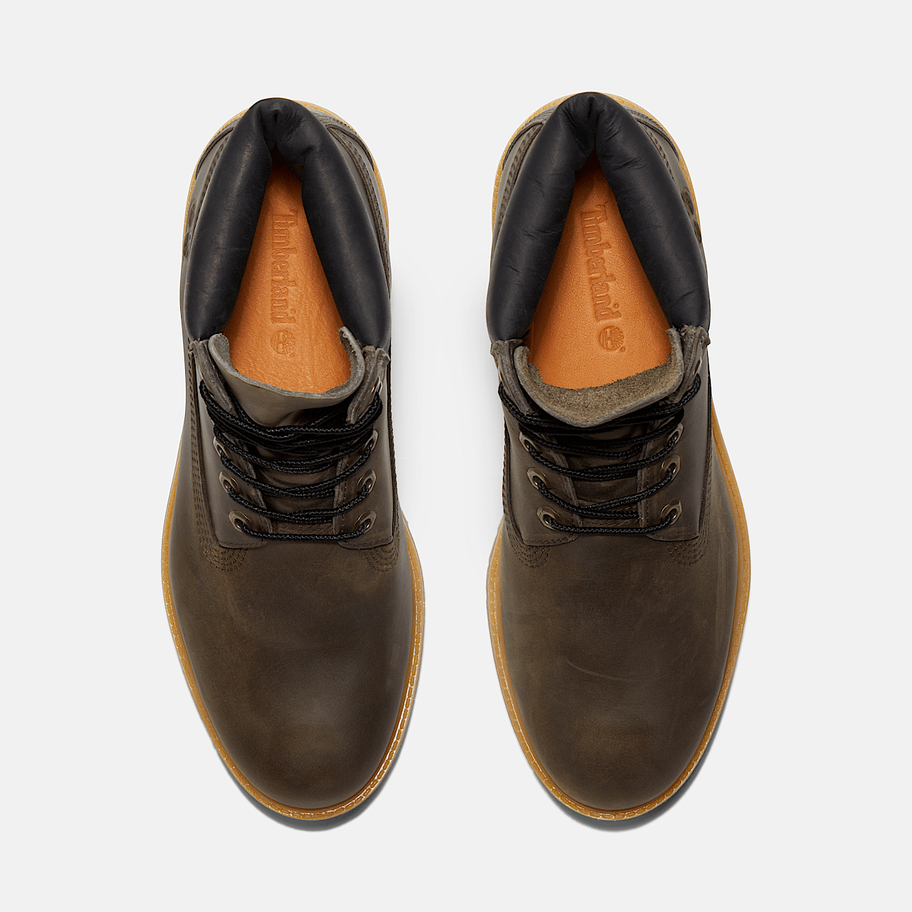 Full grain leather timberland boots top