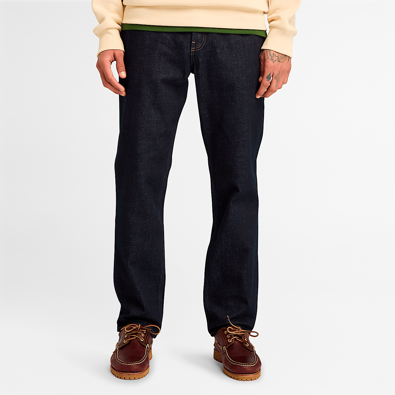 Men s Stretch Core Indigo Denim Straight Fit Pant
