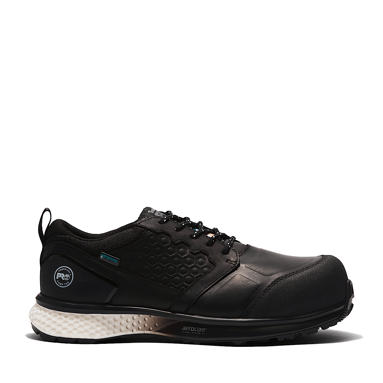 Black waterproof work shoes outlet