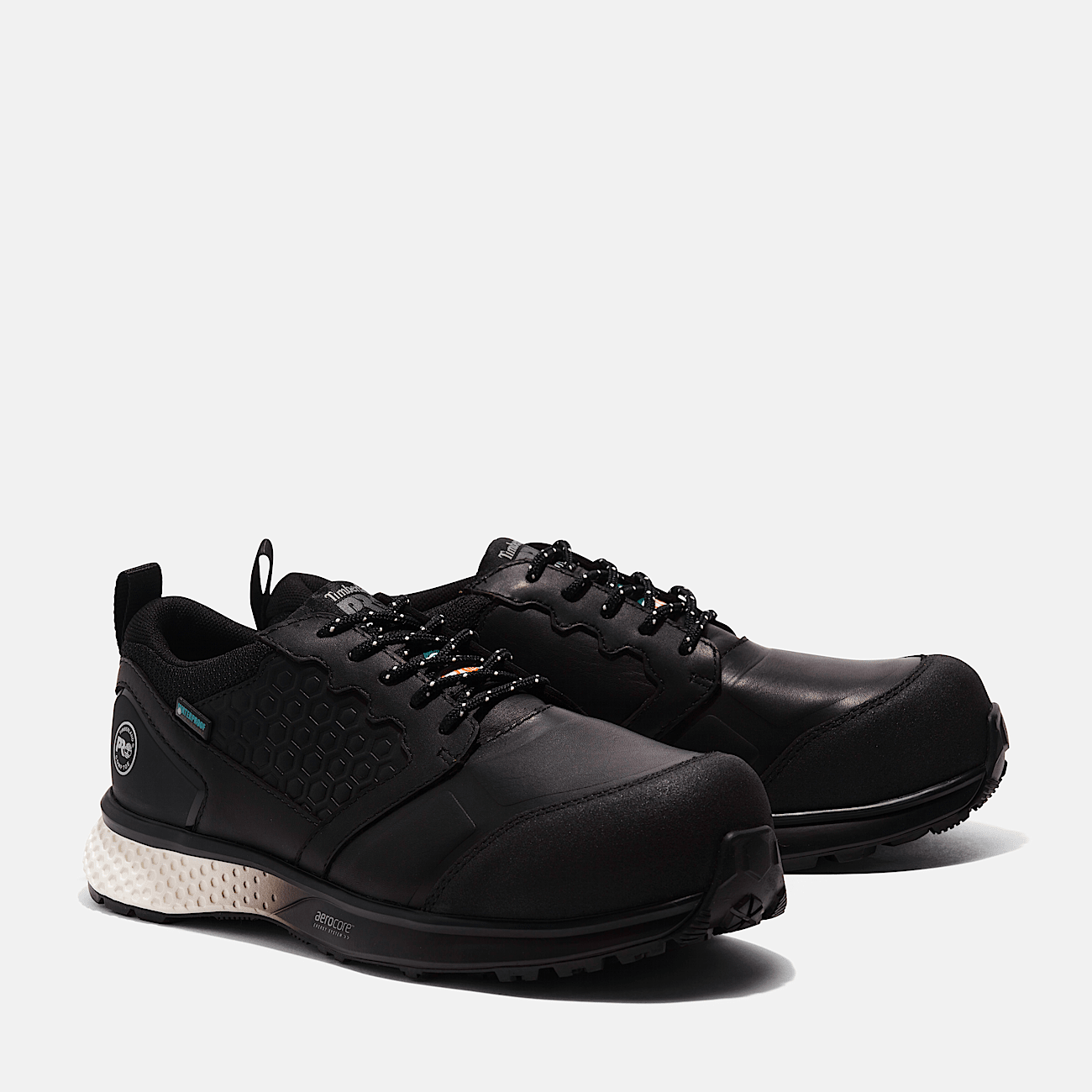 Black waterproof work shoes store