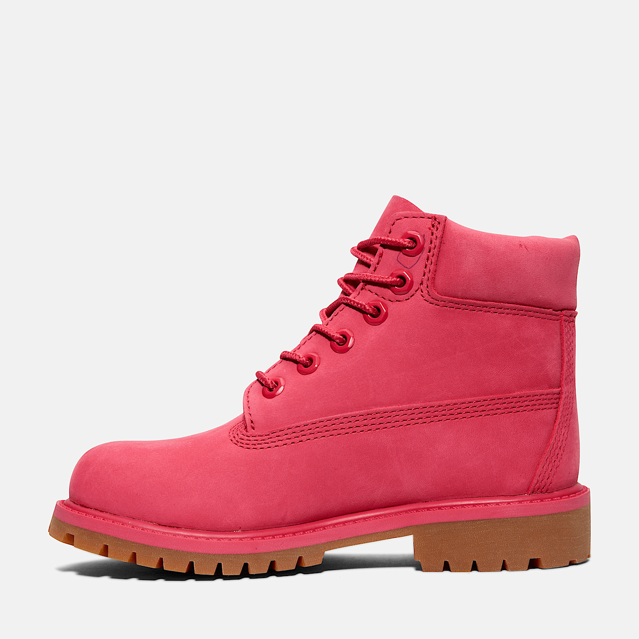 Timberland Toddler 50th Edition Premium 6 Inch Waterproof Boots in Dark Pink Nubuck Size 4 M