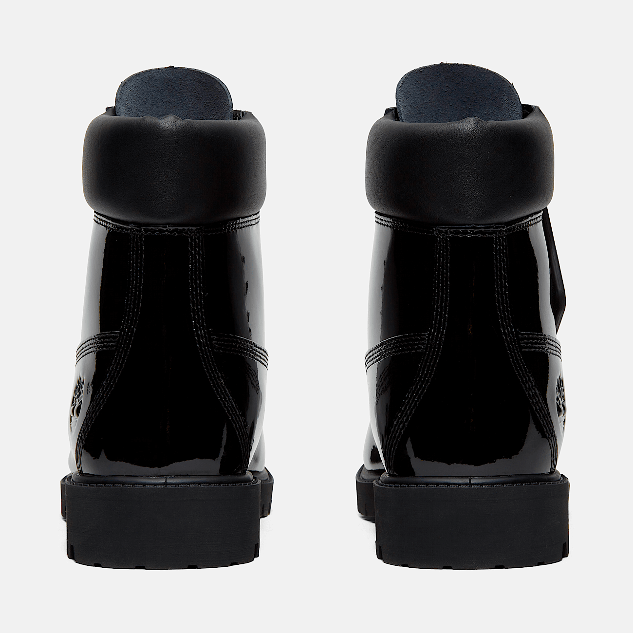 Black patent leather timberland boots shop