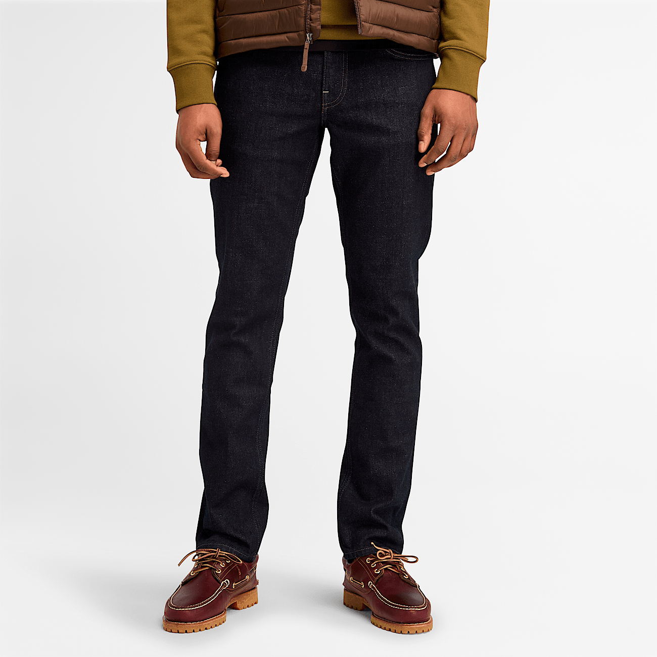 Black timberland jeans hotsell