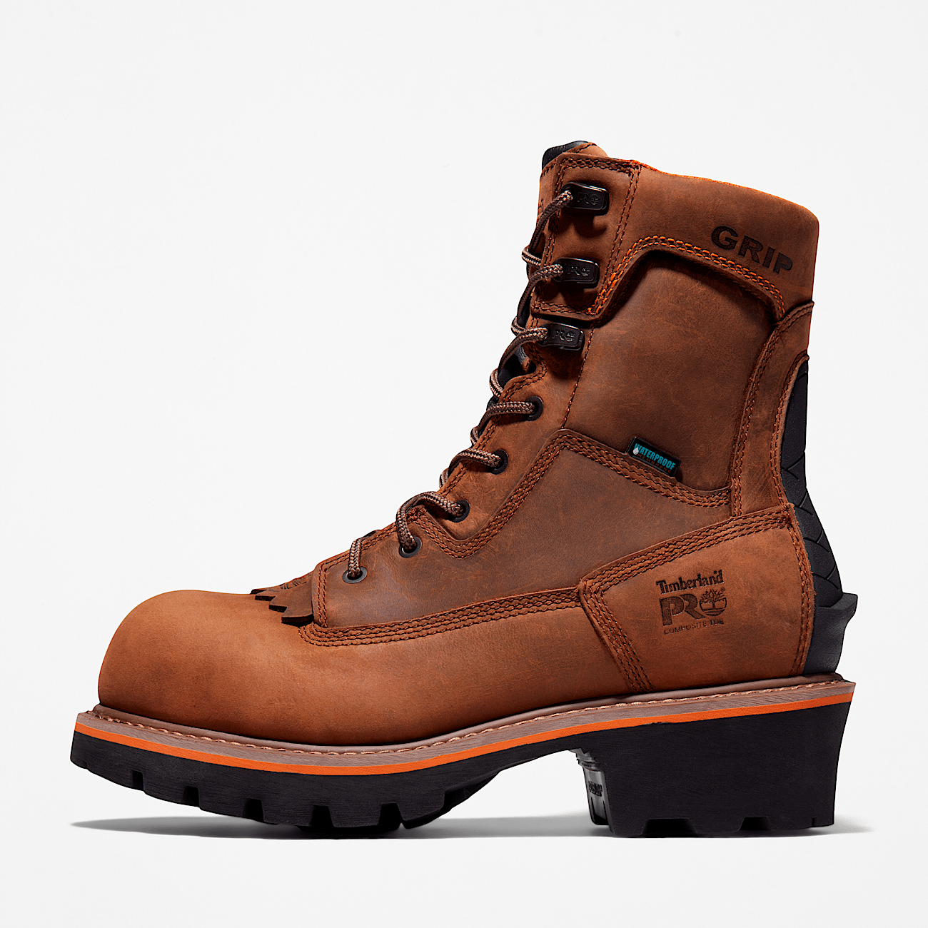 Timberland Men s Evergreen Logger Composite Toe Waterproof Work Boot