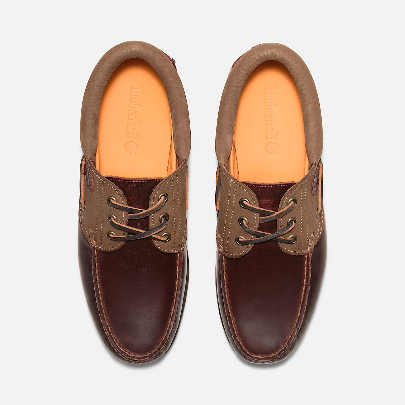 Timberland mens bradstreet 3 eye boat shoes brown on sale