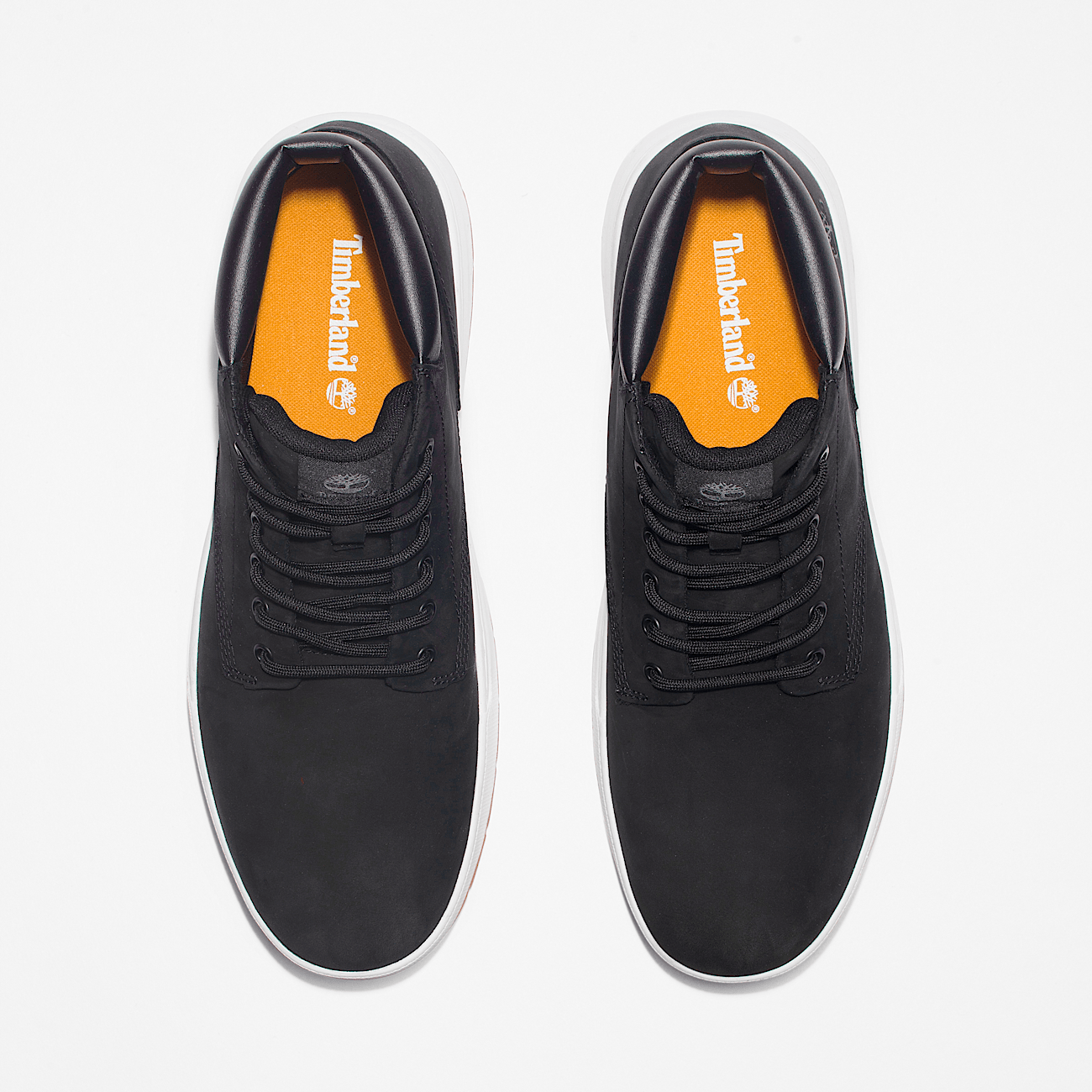 Timberland Men s Maple Grove Leather Chukka in Jet Black