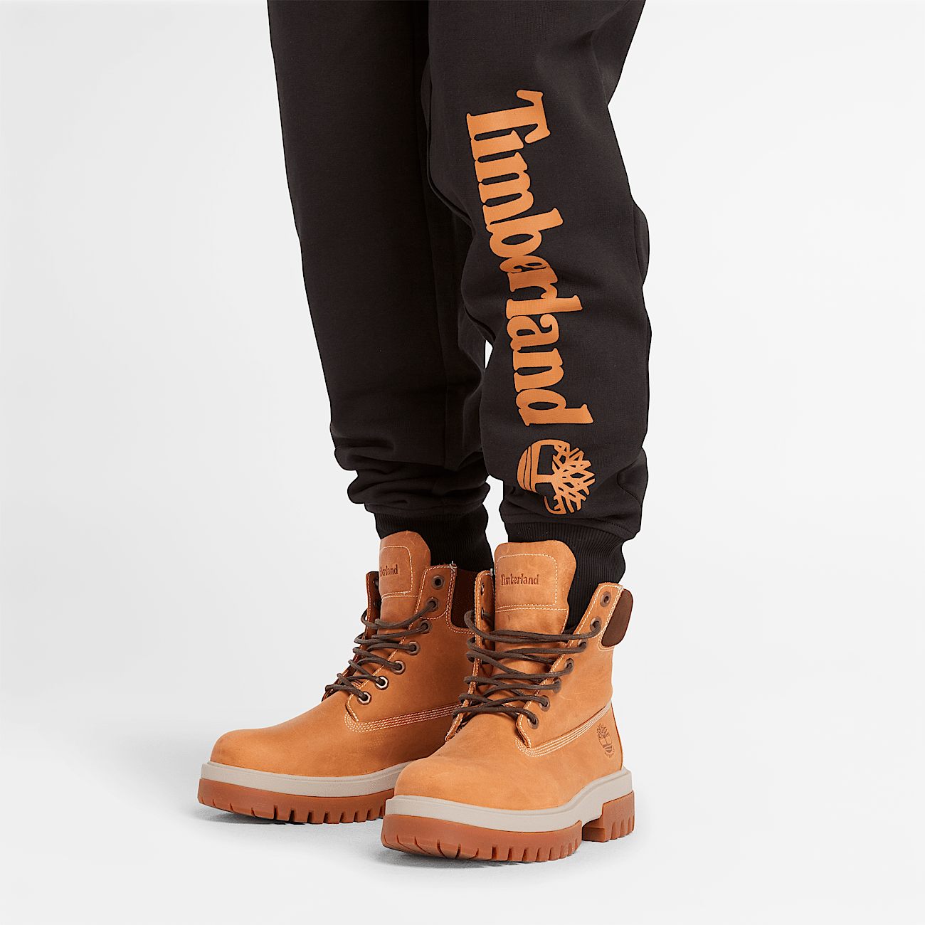 Joggers with timberland boots outlet