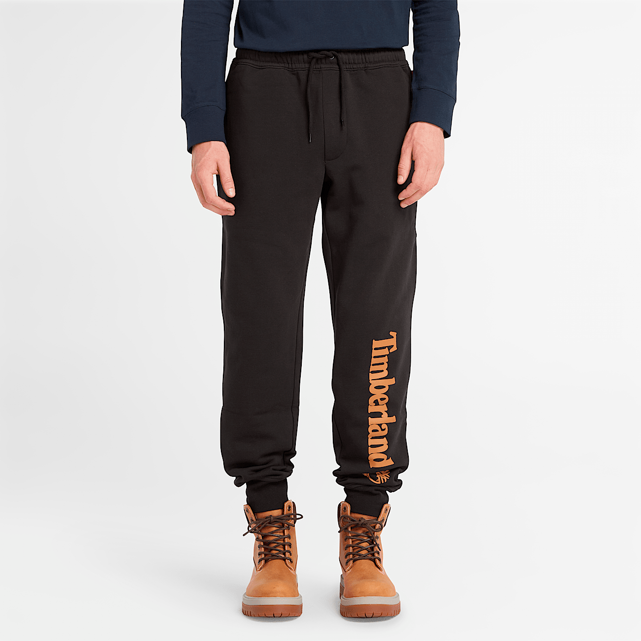 Grey sweatpants timberlands best sale