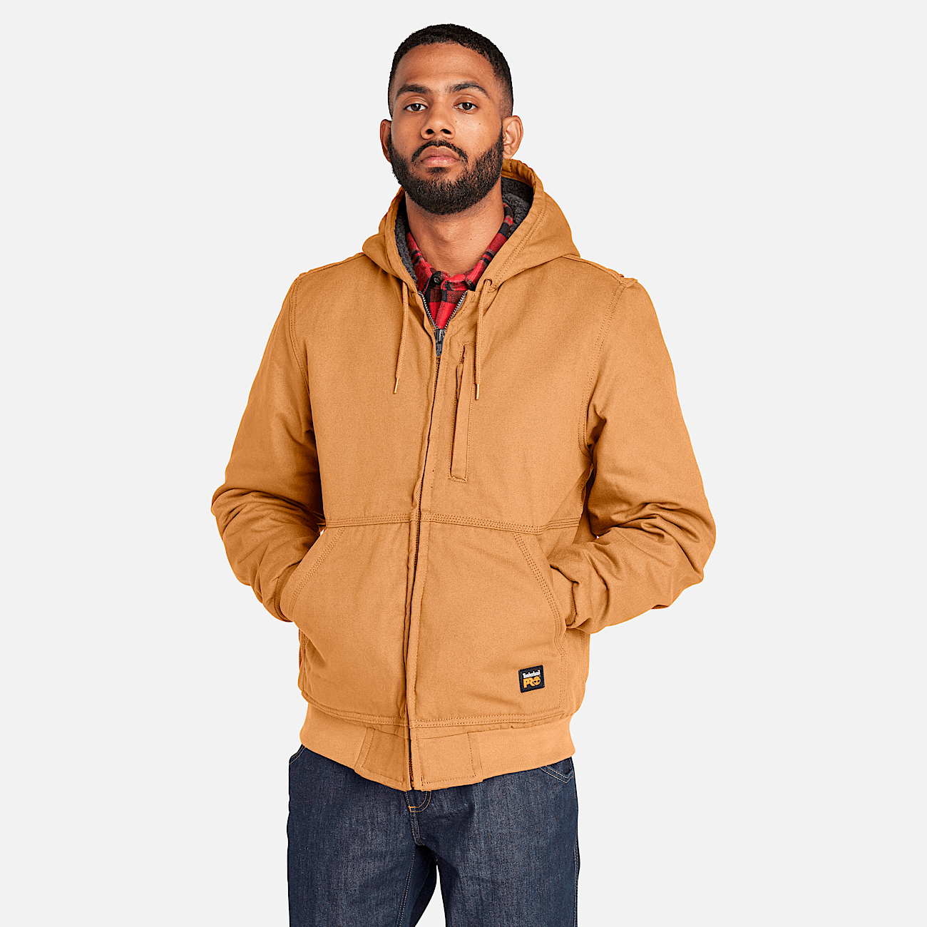Hooded fleece lined jacket new arrivals