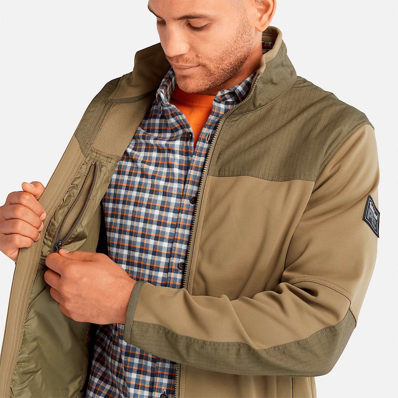 Manteau molletonne Timberland PRO Trailwind avec glissiere pour hommes