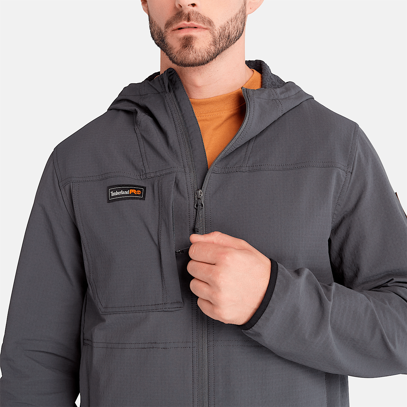 Grey timberland jacket deals