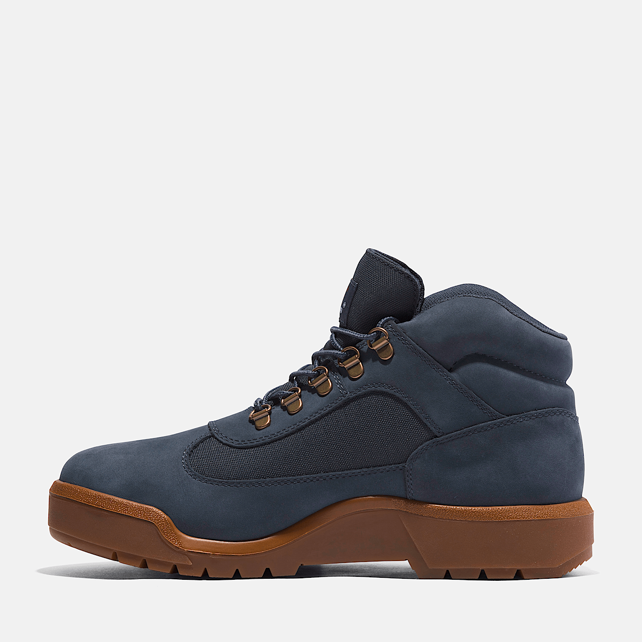 Navy blue and red field boots online