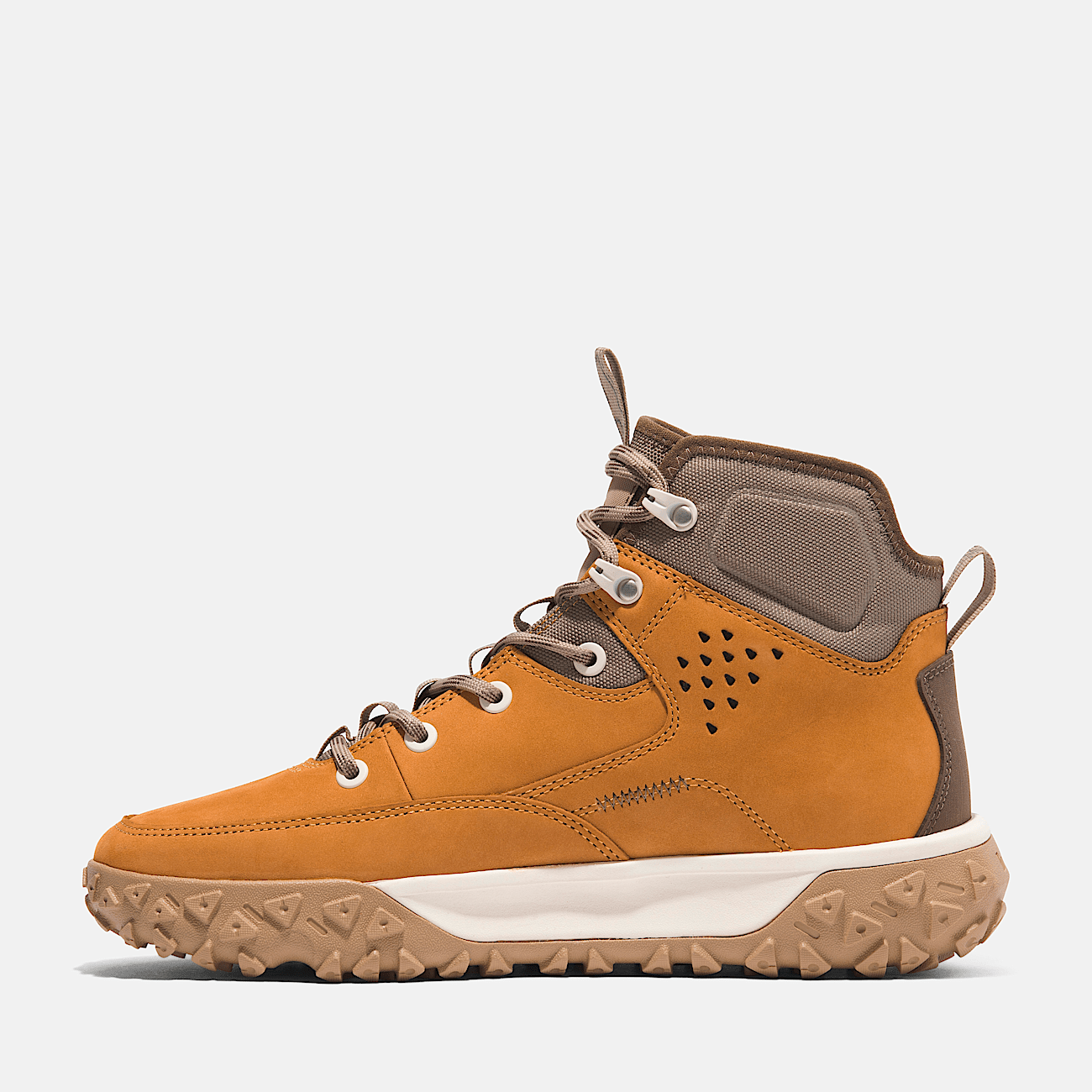 Timberland Men s GreenStride Motion 6 Mid Lace Up Hiking Shoe in Wheat