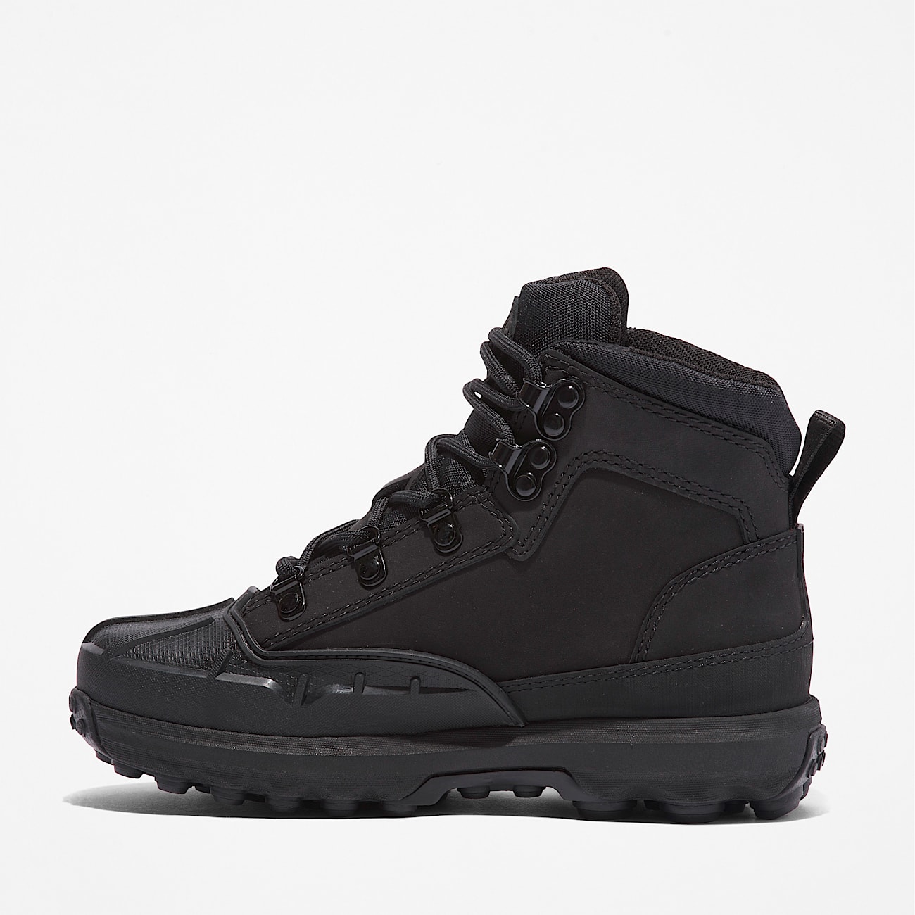 Junior black timberland boots top