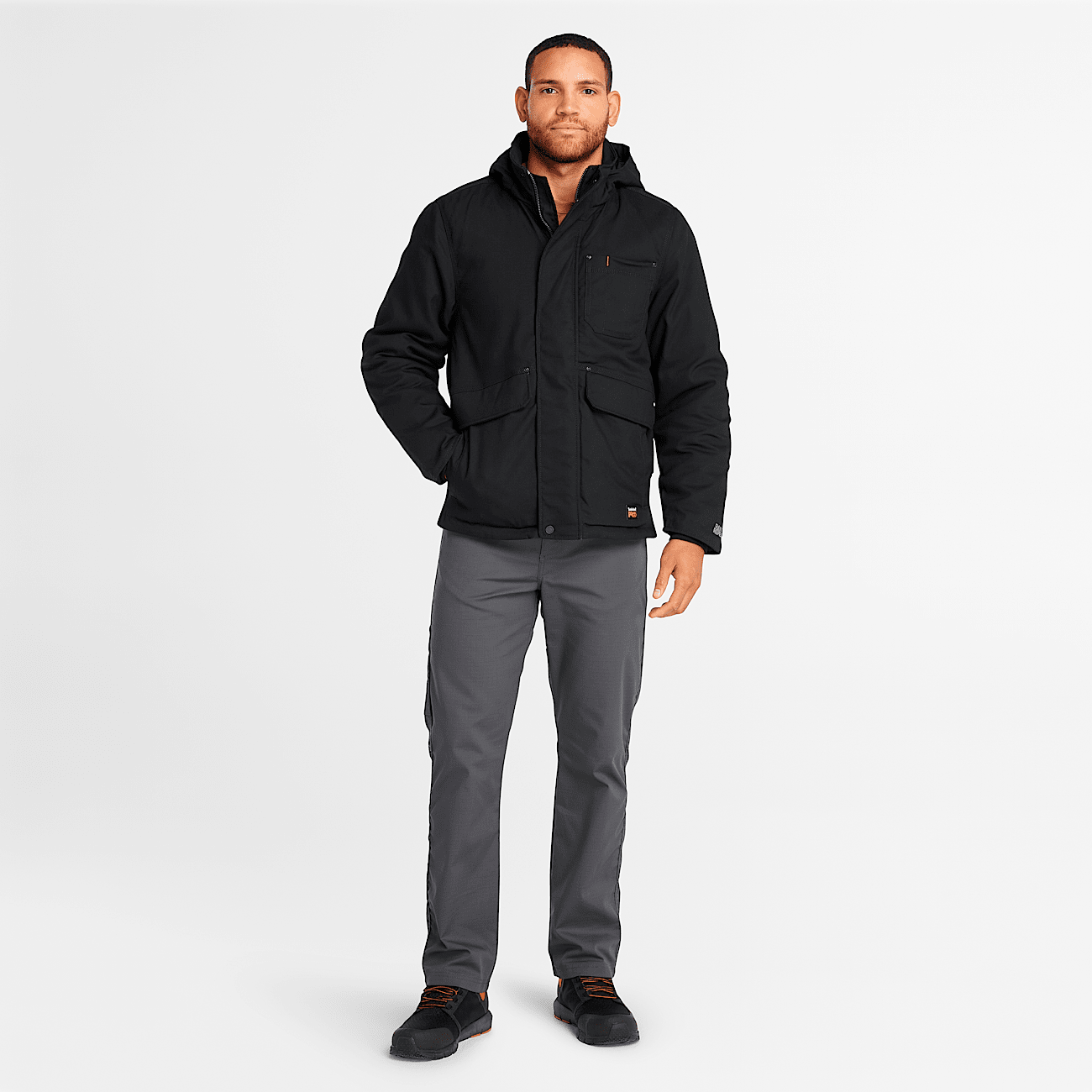 Black timberland jacket hotsell