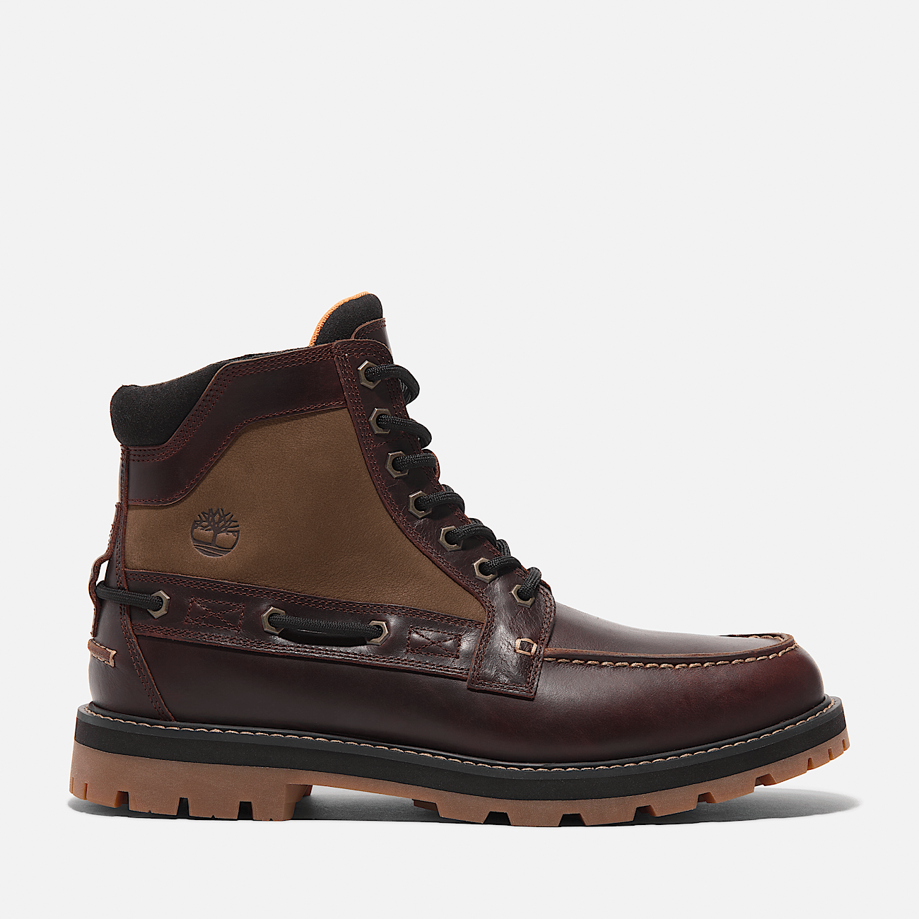 Men s Britton Road 7 Eye Moc Toe Boot