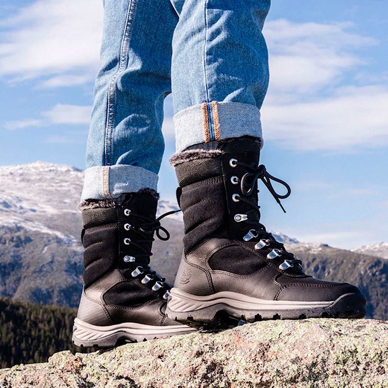 Hiking boots as snow boots new arrivals