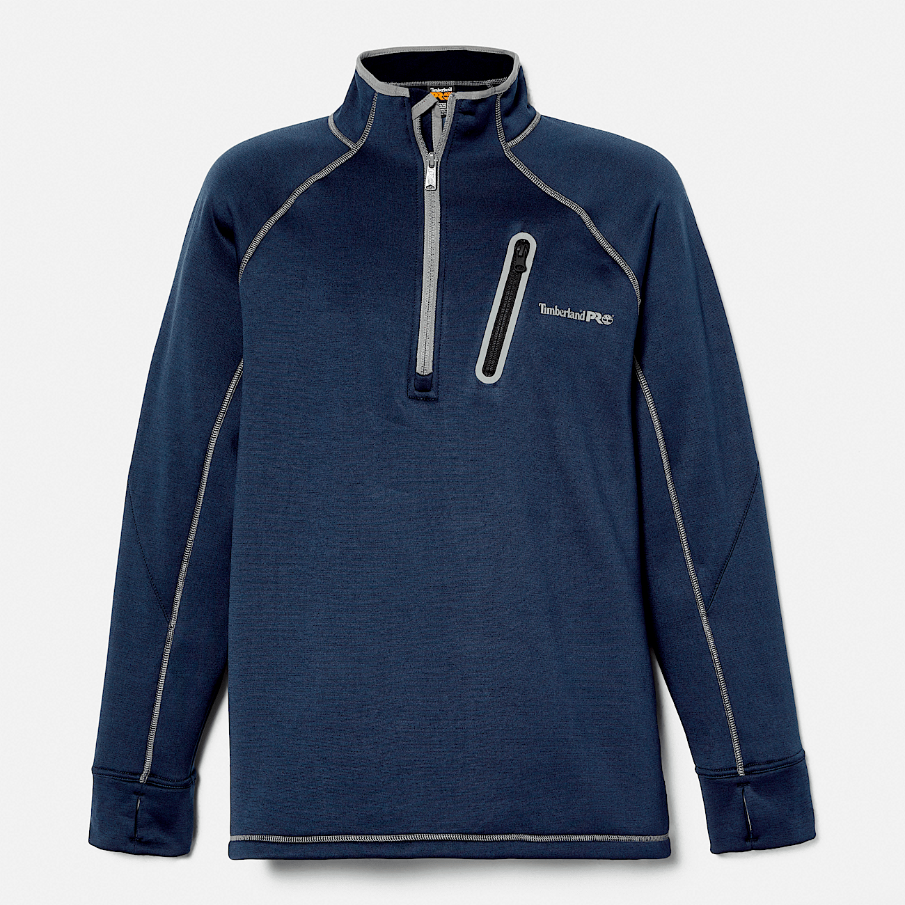 Men s Timberland PRO Reaxion Quarter Zip Athletic Fit Fleece Jacket