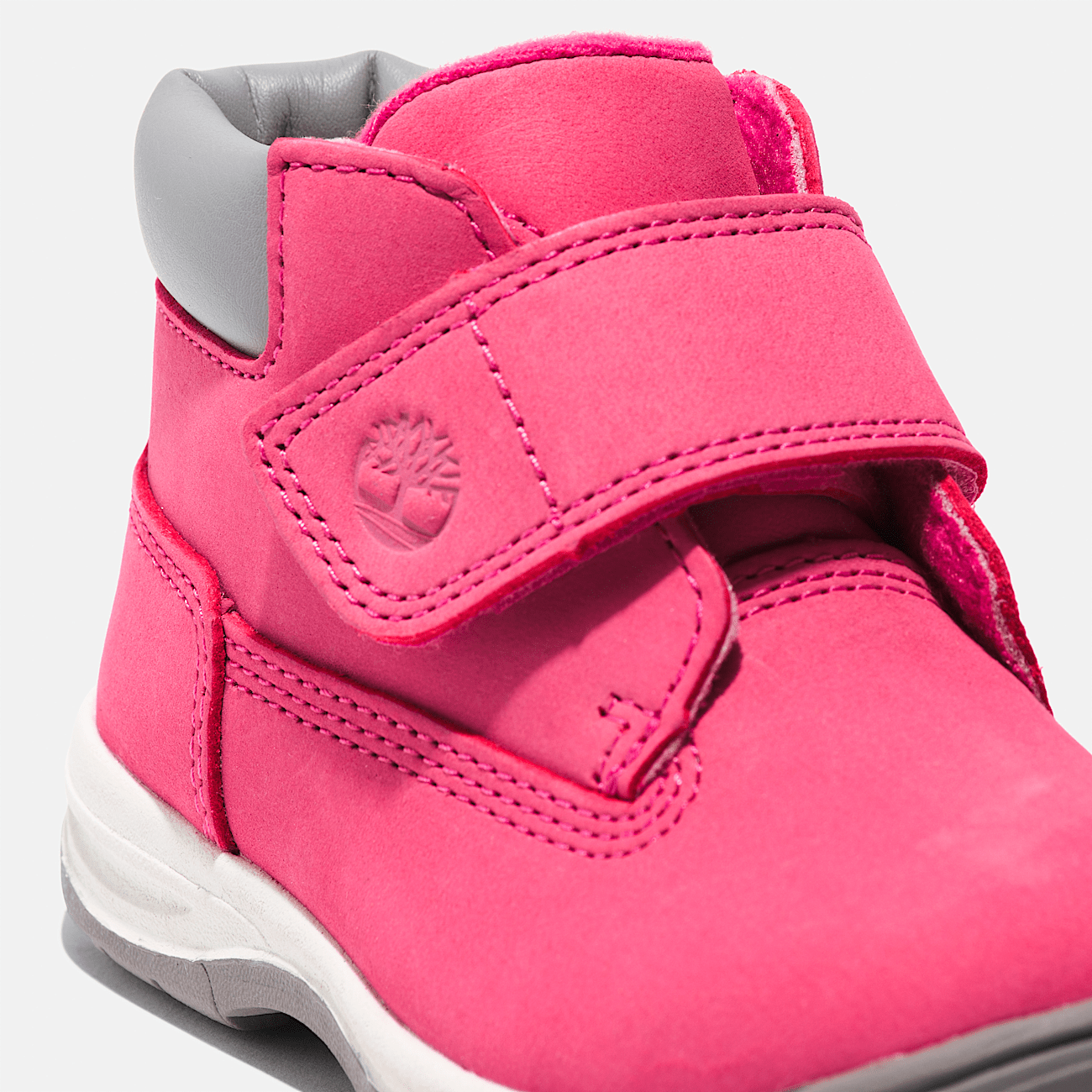 Red baby timberlands discount