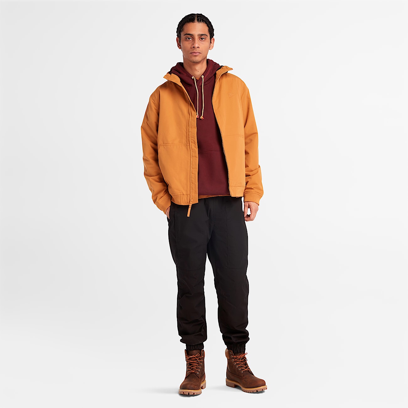 Blouson a capuchon hydrofuge Workwear pour hommes