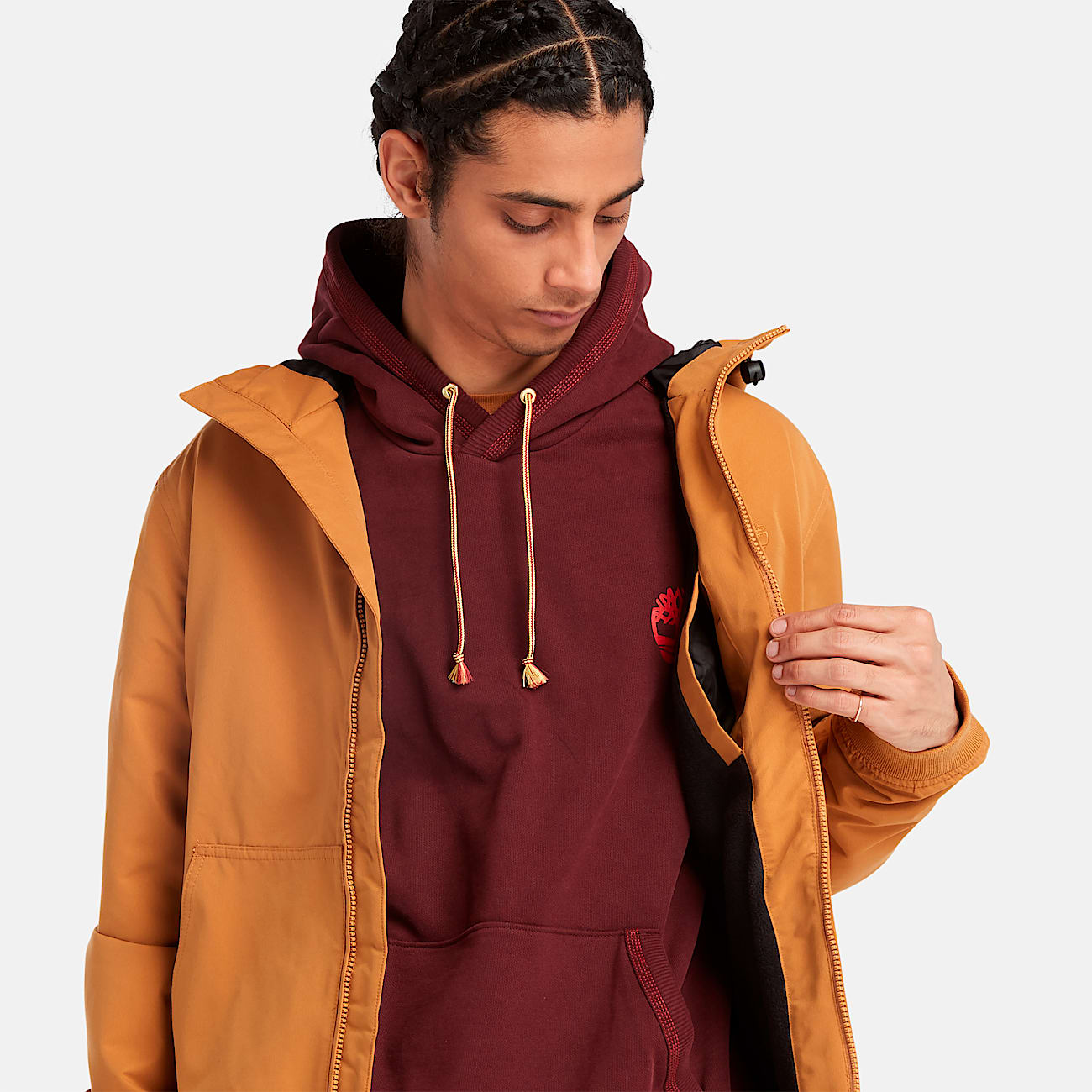 Blouson a capuchon hydrofuge Workwear pour hommes