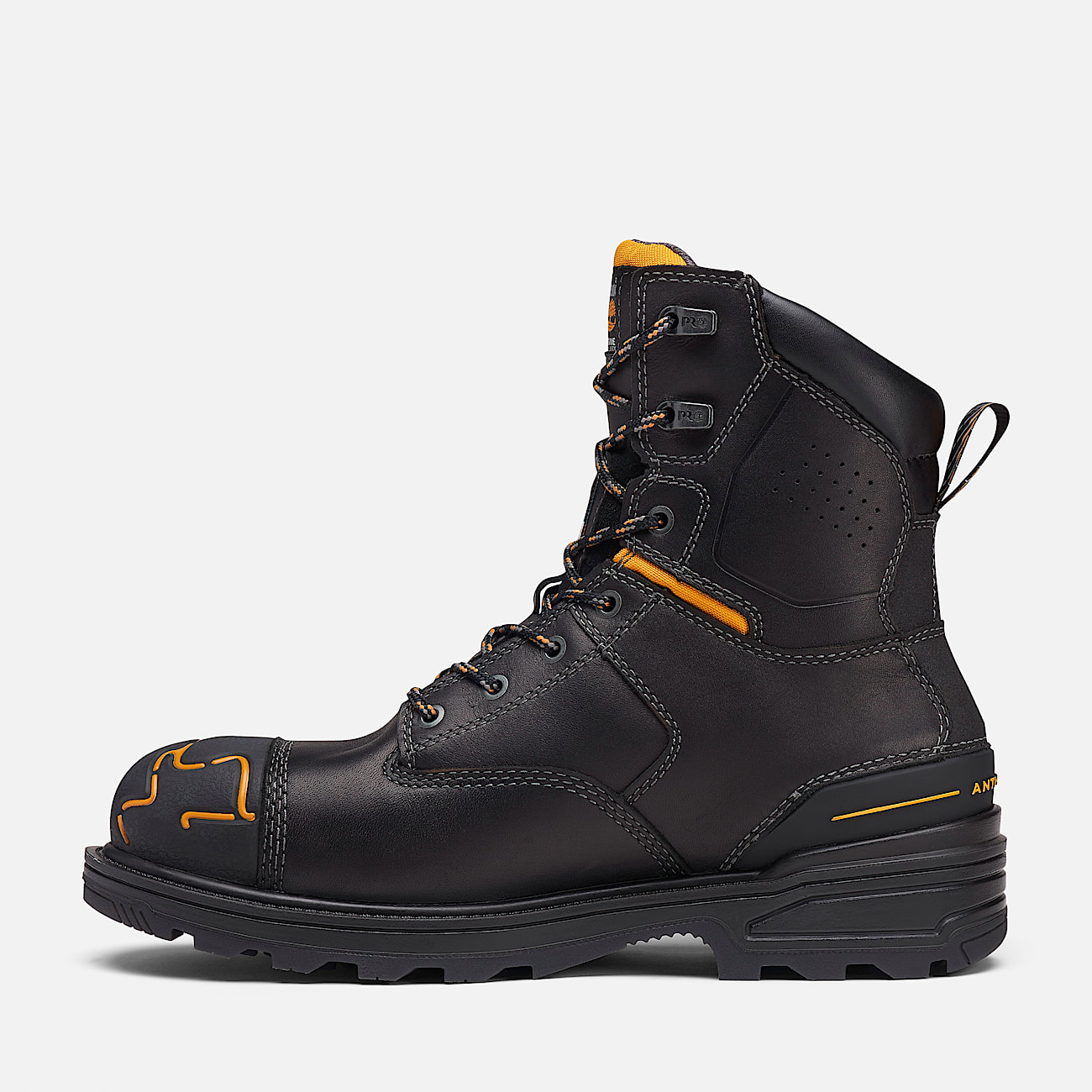 Men s Magnitude 8 Inch Waterproof Comp Toe Work Boot
