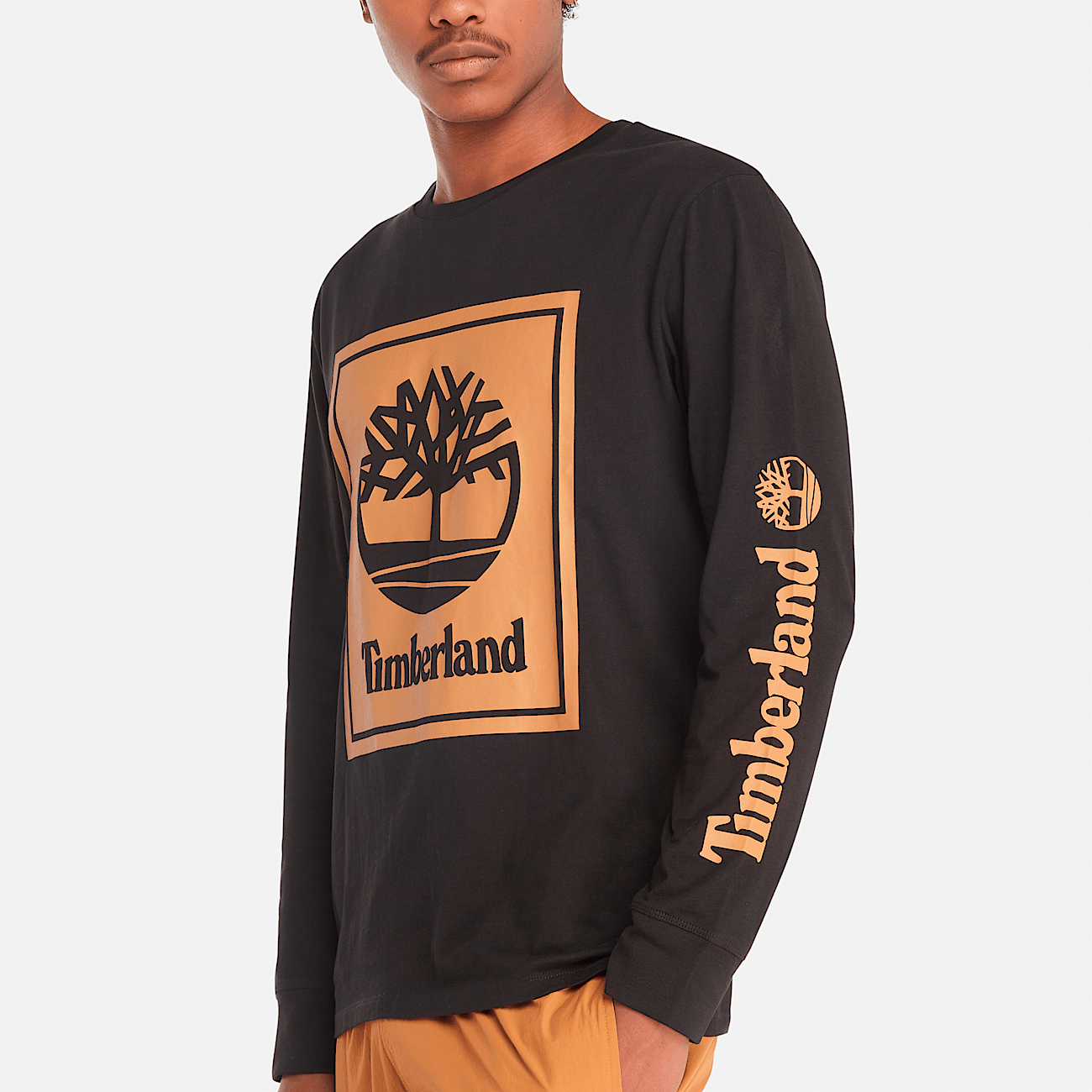 Timberland Logo Long Sleeve T Shirt Timberland US