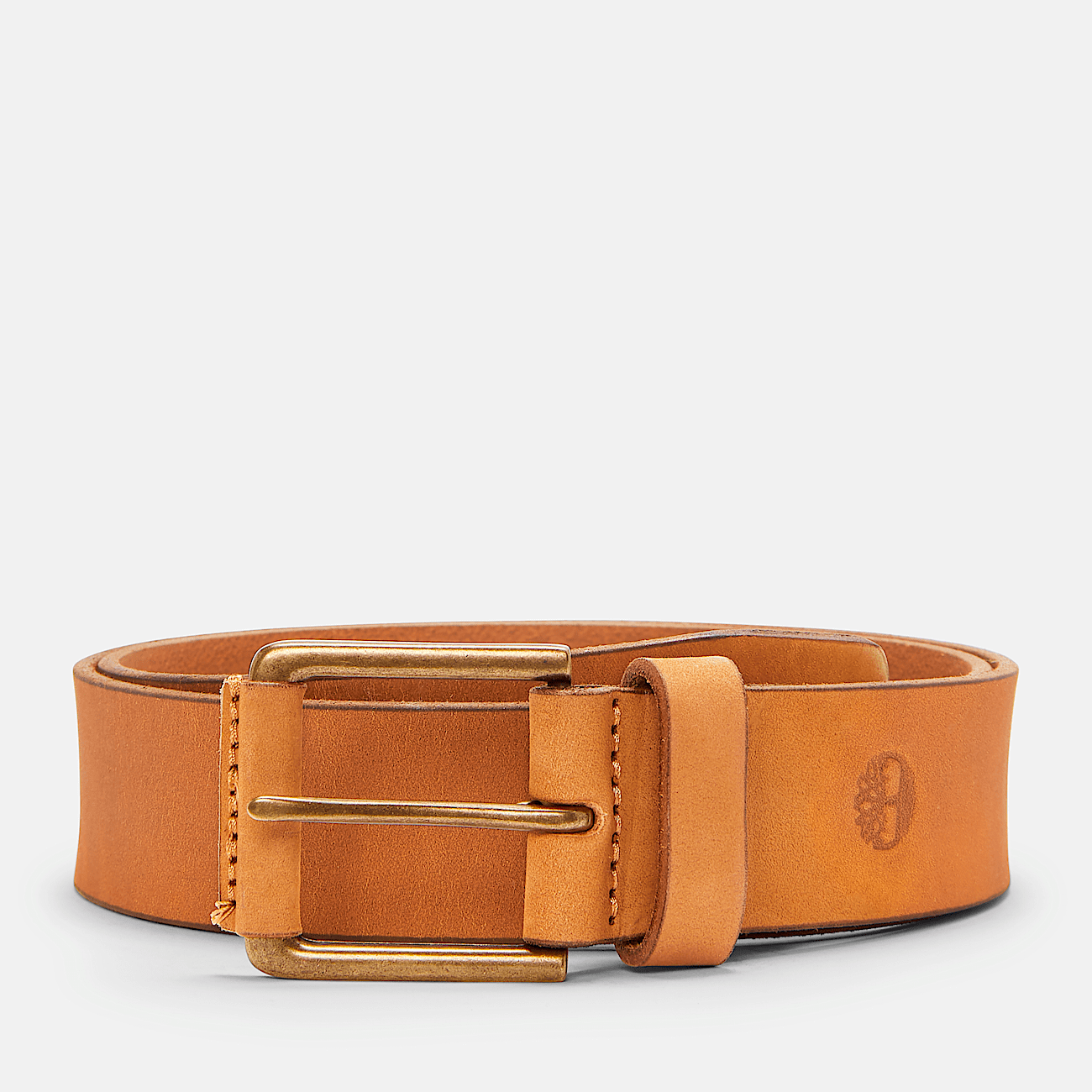 Timberland Men s 40mm Nubuck Wrapped Buckle Belt in Wheat