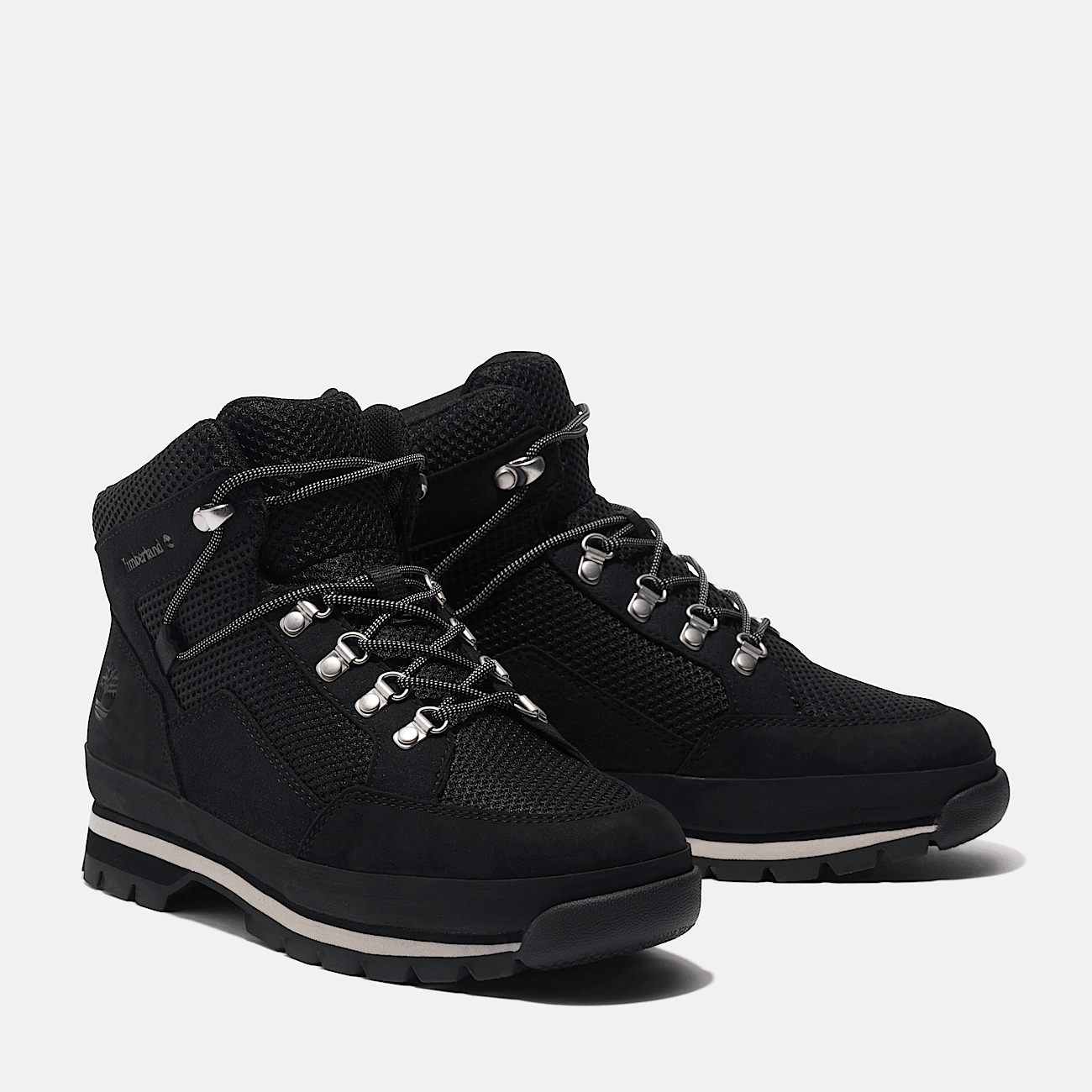 Timberland euro hiker boots black hot sale