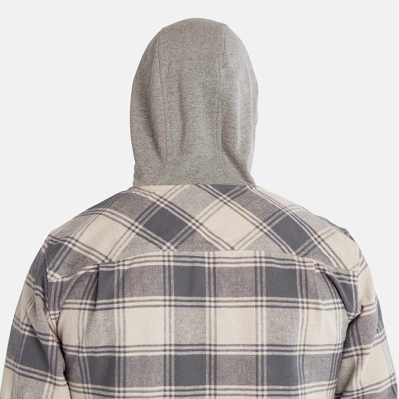Flannel hoodie mens clearance