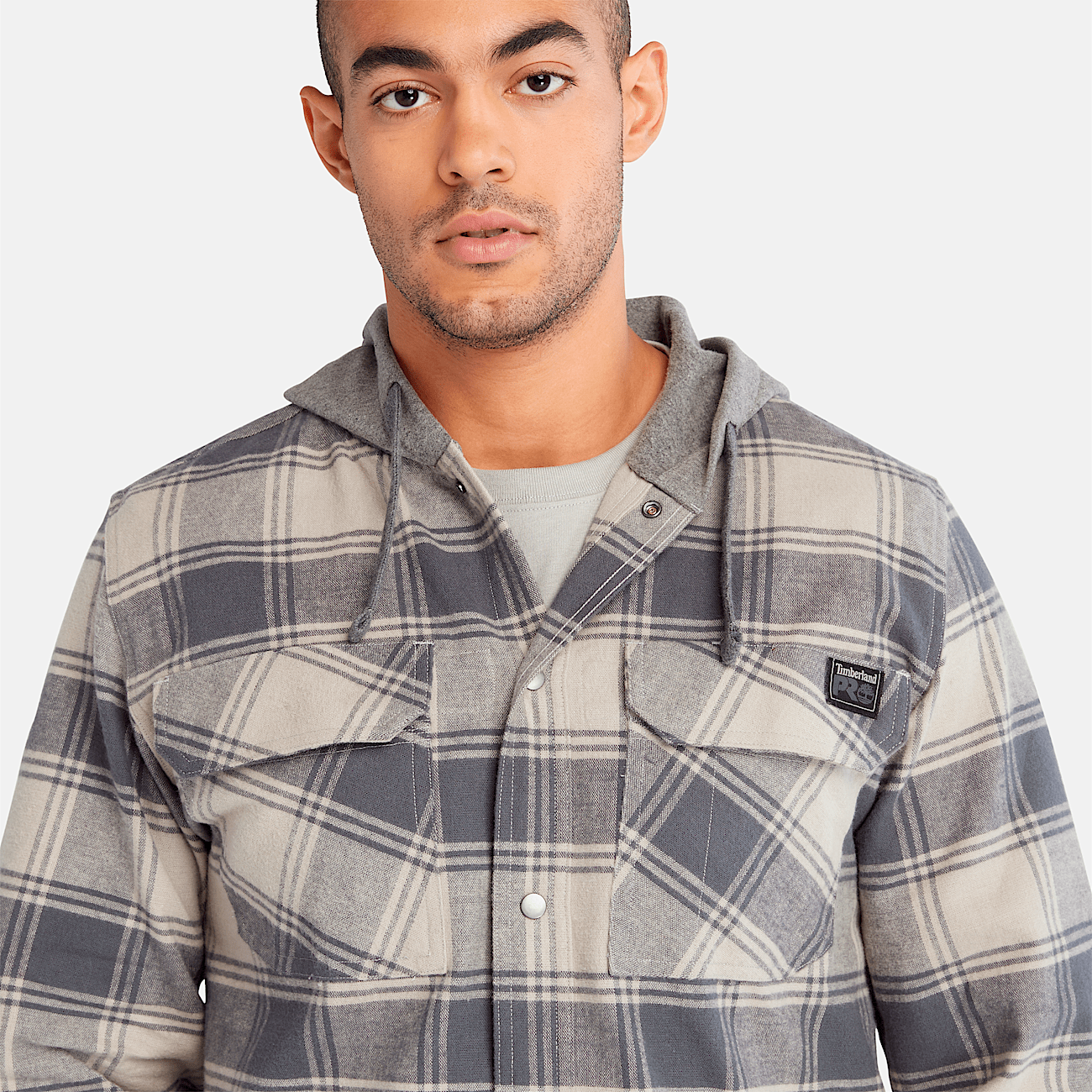 Men s Timberland PRO Woodfort Midweight Flannel Sweatshirt Hoodie