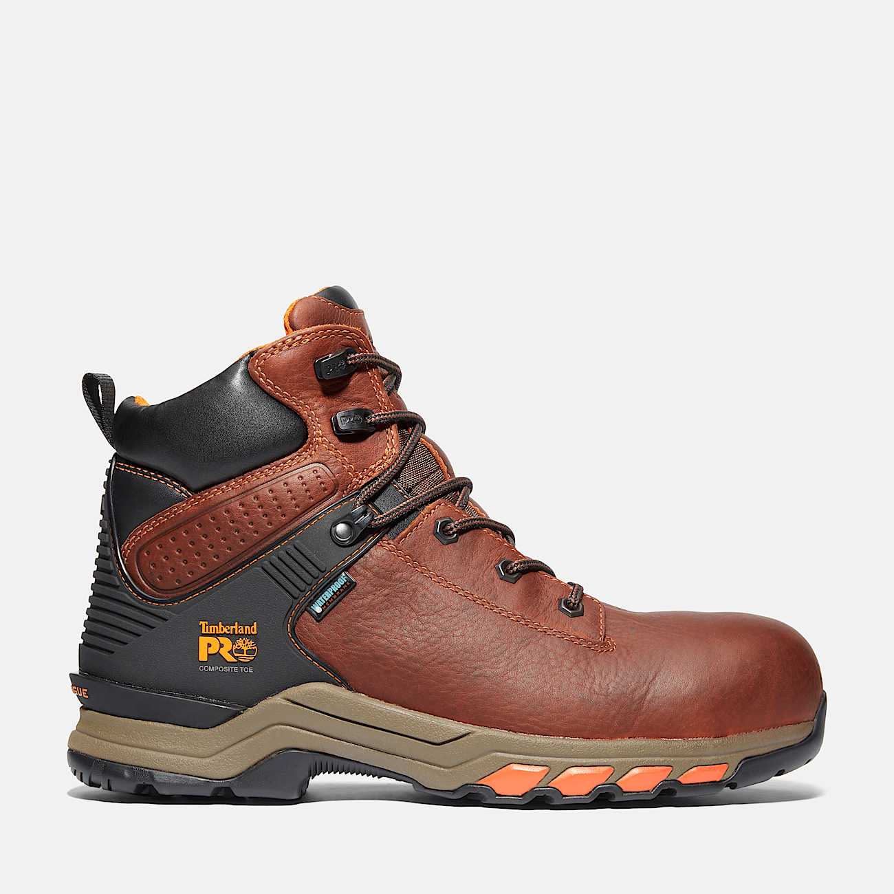 Timberland Pro 6 Hypercharge Composite Toe Waterproof Boots Men s Brown