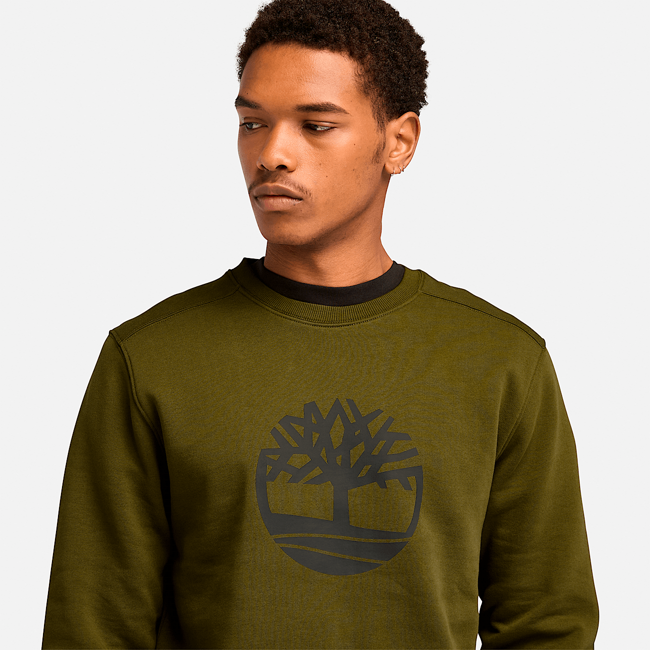 Men s Timberland Tree Logo Crewneck Sweatshirt