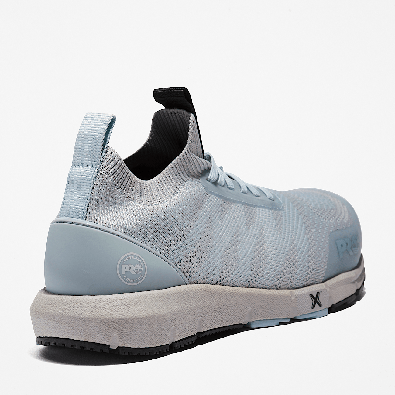 Women s Radius Knit Slip On Composite Toe Work Sneaker